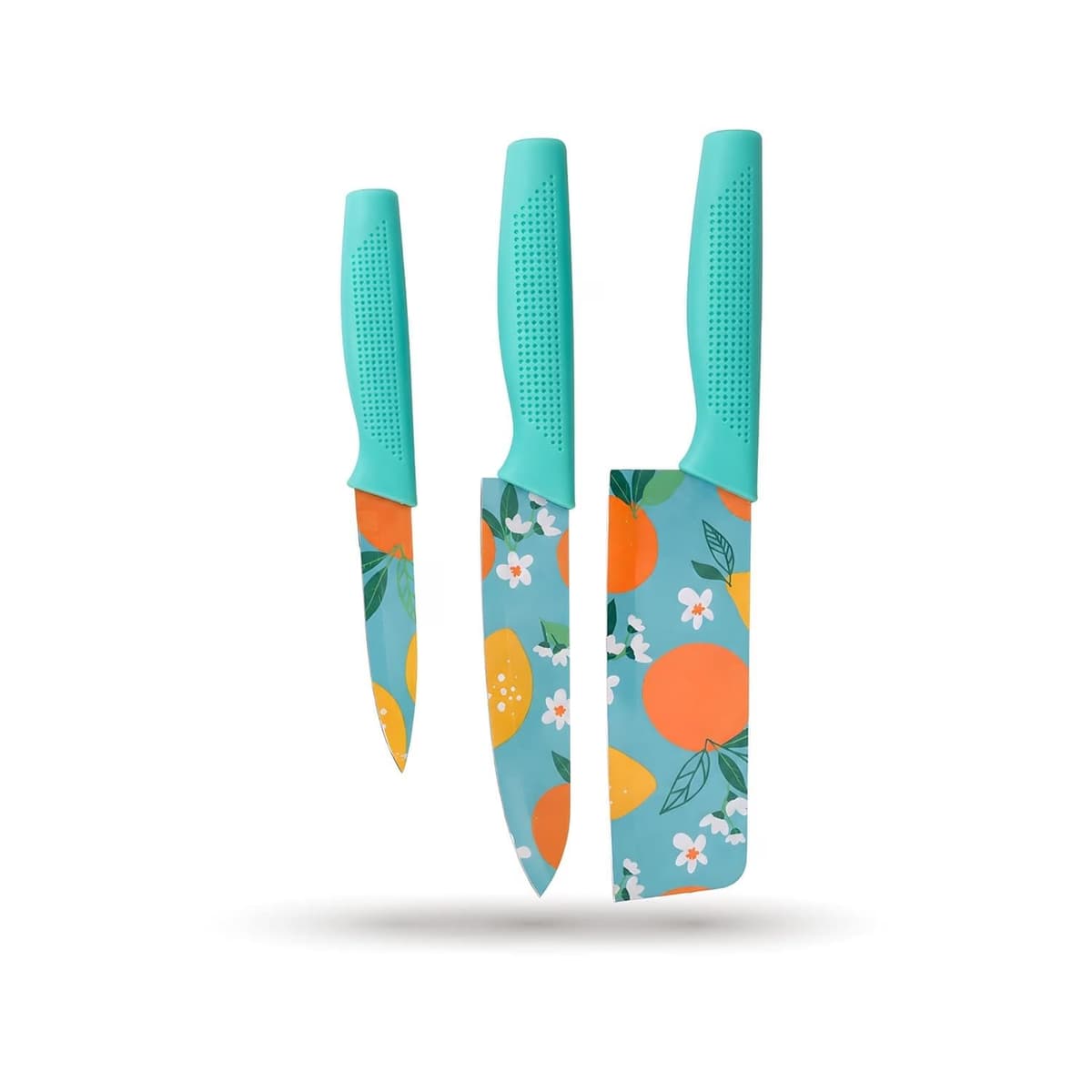 3 Pcs Knife Set Blue